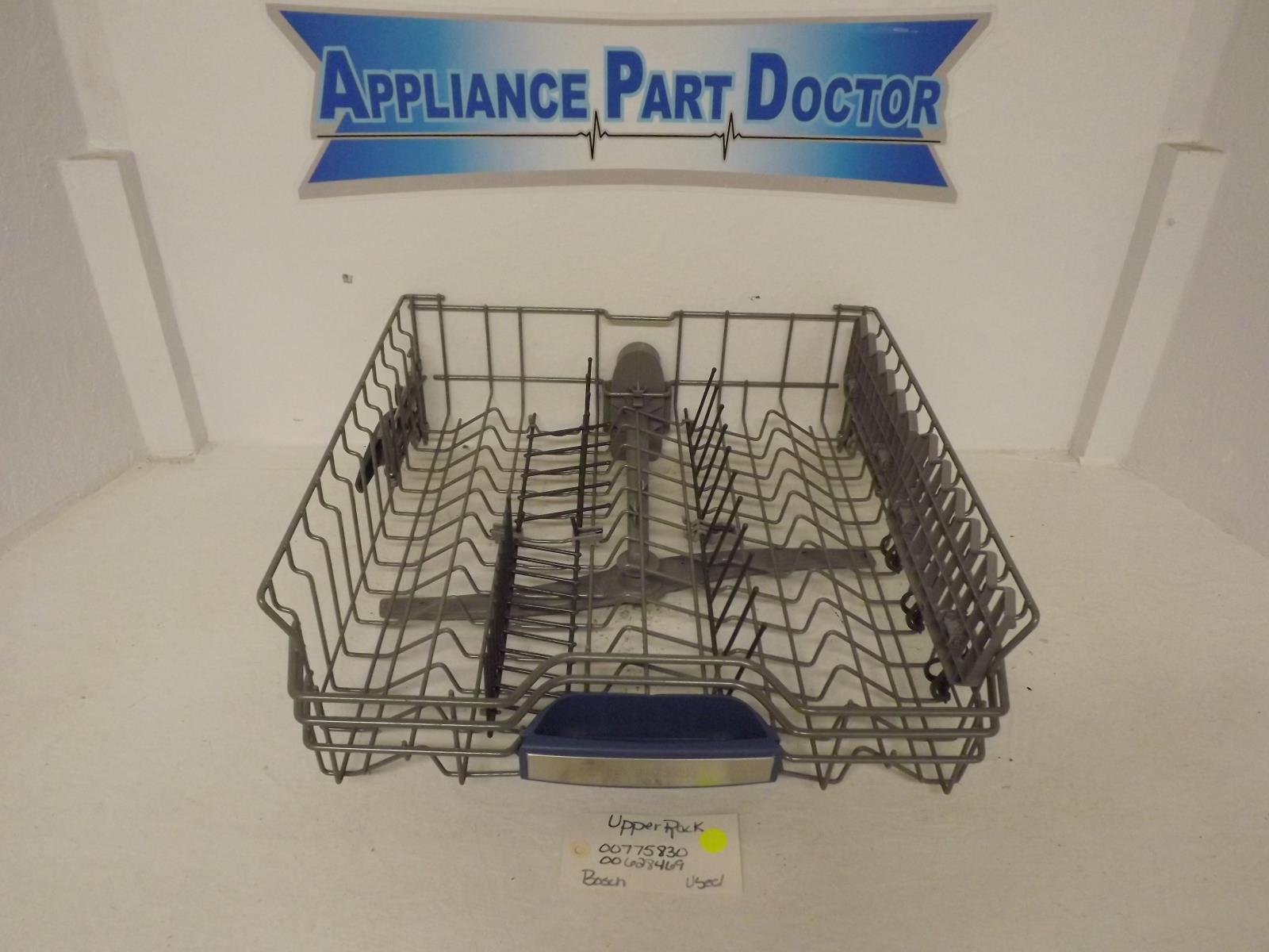 Bosch Dishwasher 00775830 00628469 Upper Rack Used Bosch Dishwasher 00775830 00628469 Upper Rack Used
